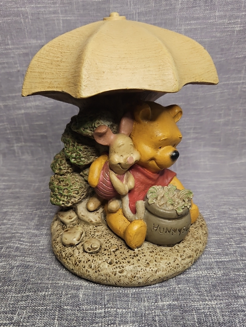 Vintage Disney Henri Studio Winnie the Pooh & Piglet Umbrella Figurine 5212